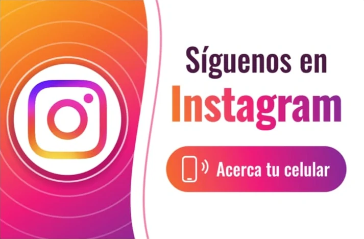 Tarjeta NFC «Síguenos en Instagram»